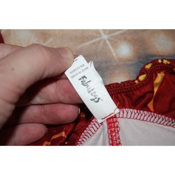 Fabulegs Women Small Wizard House Gryffindor Harry Potter Gold Quidditch Legging - Picture 4 of 10